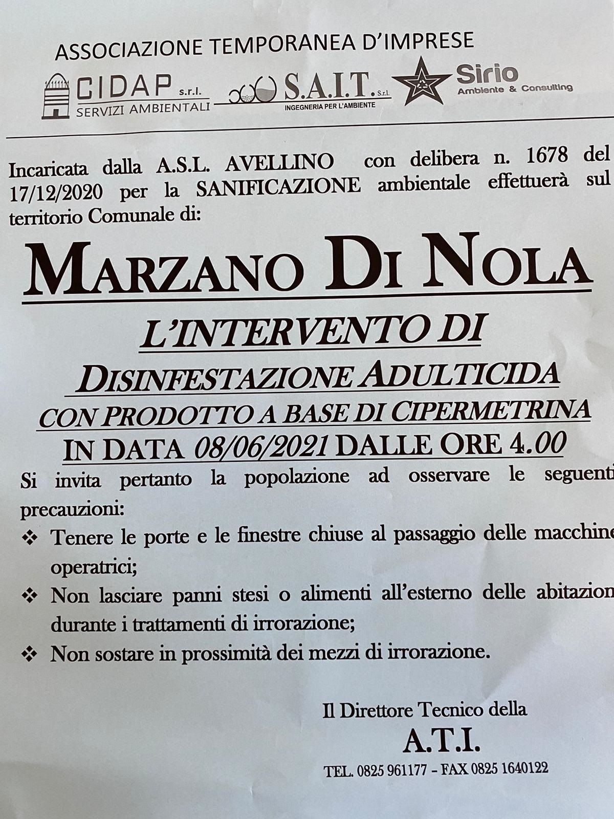DISINFESTAZIONE CIDAP